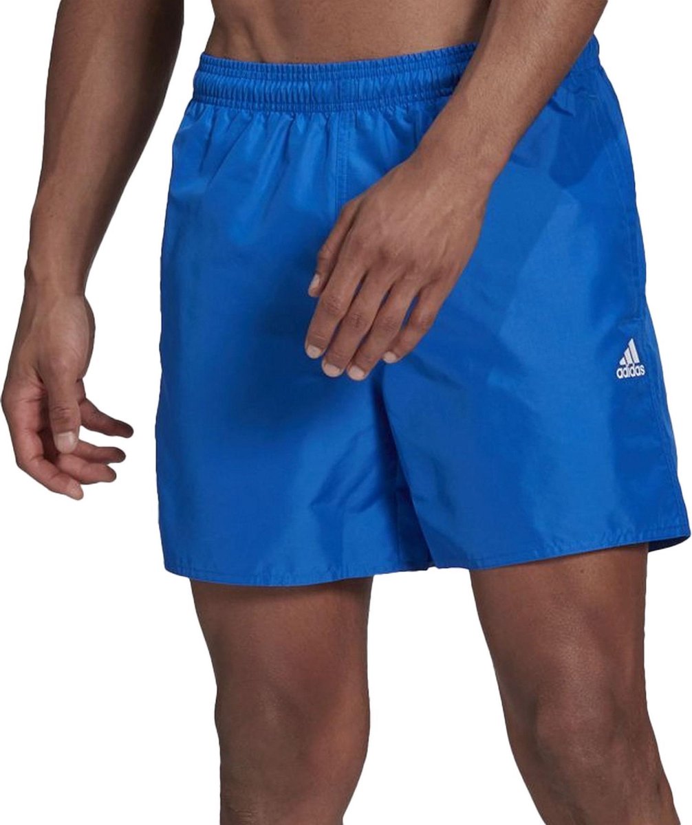 adidas - Solid CLX Swim Shorts - Zwembroek Heren - M - Blauw - adidas