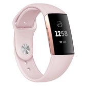 Fitbit Charge 3 & 4 Sport Band  Powder Sand - Maat: SM