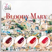 The Little One - Gellak Set - Bloody Mary - 4-delig - 7ML - Rood kleuren - voor UV & LED lamp - Gellac