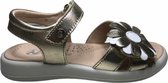 Naturino velcro witte bloem lederen sandalen Sciantis Goud mt 26