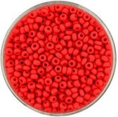 9387-4 Rocailles rood mat 2.6mm