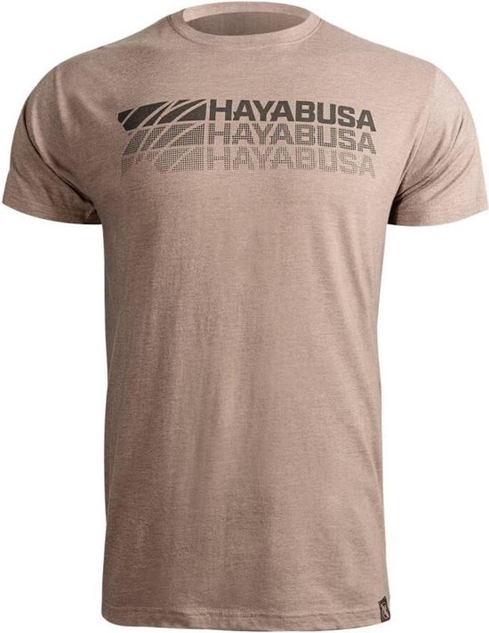 Foto: Hayabusa t shirt triple threat bruine vechtsportkleding