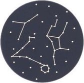 Fisura Onderzetter Constellation 10 Cm Pvc Blauw 4-delig