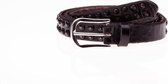 Elvy Fashion - Kono Belt Women 20222 - Black Silver - Size 95