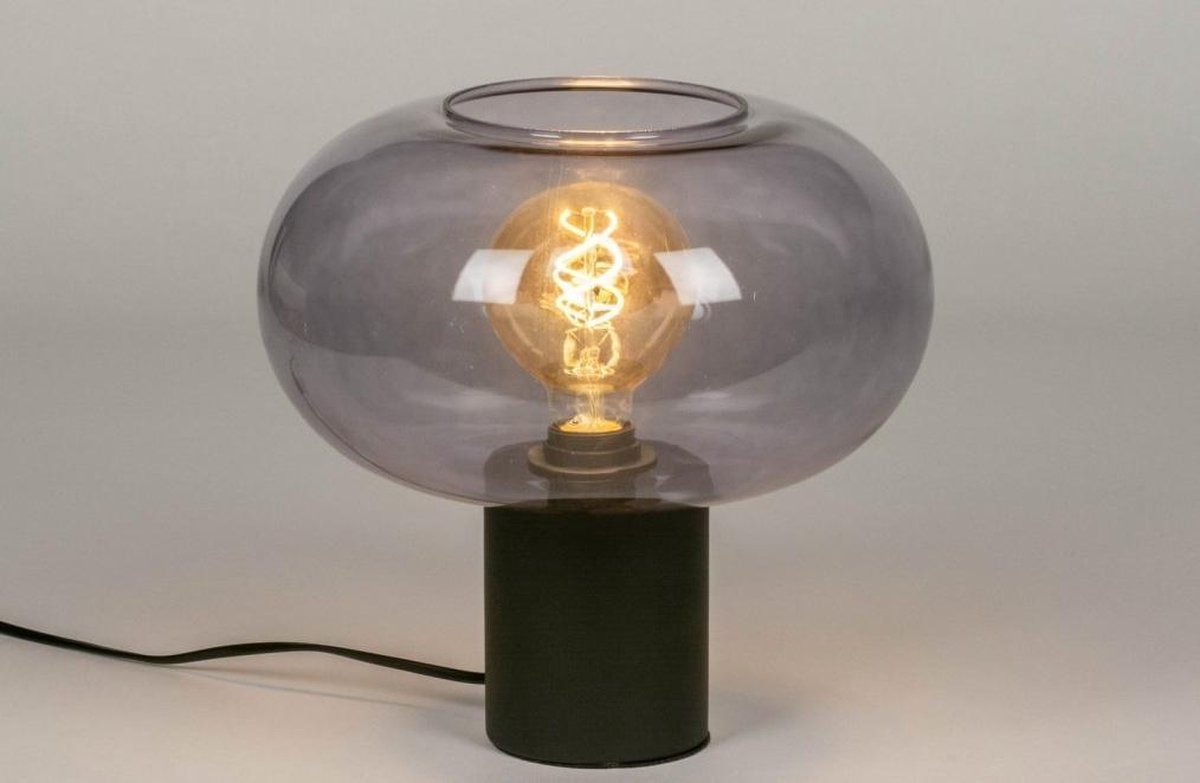 Lumidora Tafellamp 73623 - E27 - Zwart - Grijs - Metaal - ⌀ 29.5 cm