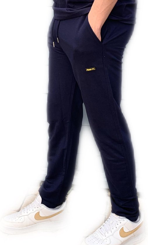 Pantalon de jogging homme Embrator à jambes droites et étroites bleu foncé XL