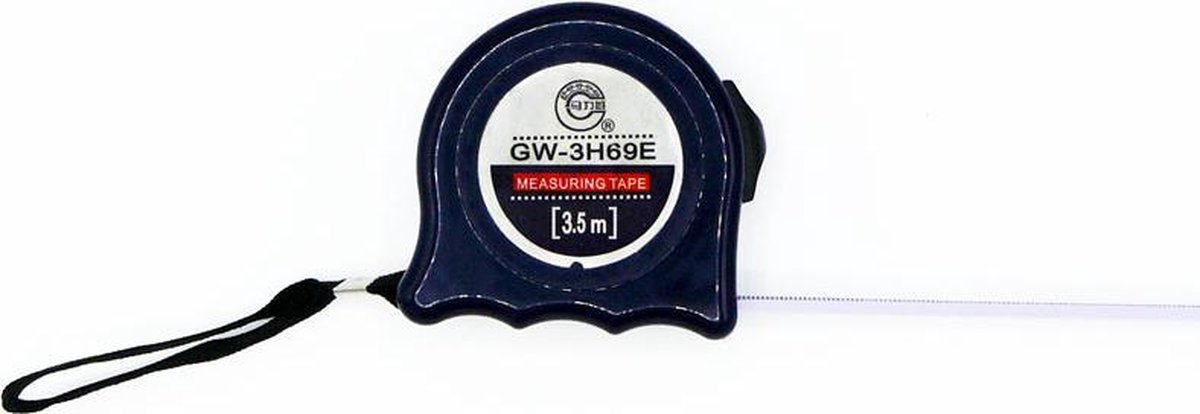 Doodadeals® | GW-3H69E Rolmaat | Rolbandmaat | Rolmeter | 3.5 m Lang | 19 mm Breed