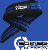 Scitec Nutrition - Optrekbanden - Lifting Strap - Trekbanden - met neopreenkussen voor pols bescherming - 56 cm lang - 3.6 cm breed - zwart