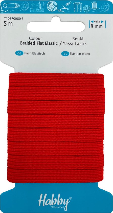 Elastiek kleurrijk 20MM - per meter | België