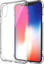 Transparant acryl + TPU Airbag schokbestendig hoesje voor iPhone XS / X (transparant)