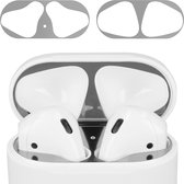 kwmobile anti-stof sticker voor Apple Airpods 1 & 2 - Stofbeschermer in grijs