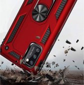 ZKl Telecom Telefoonhoesje - Back Cover - Geschikt Voor Samsung Galaxy A51 - Rood