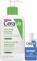 CeraVe Hydrating Cleanser 236ml + CeraVe Moisturising Lotion 20 ml