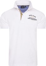 HV Society Korte mouw Polo shirt - 0403103302 Benito Wit (Maat: M)