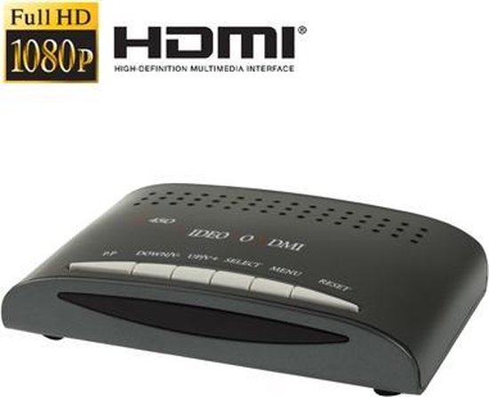 HDMI naar BNC Converter, HDMI naar BNC composiet video-adapter en 3,5 mm audio-signaalconverter met USB-oplaadkabel, ondersteunt NTSC/PAL