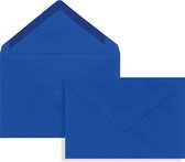 50x Enveloppe colorée - BLEU FONCÉ - 90 grammes - 120 x 176mm