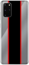 Samsung Galaxy S20 Plus - Smart cover - Transparant - Streep