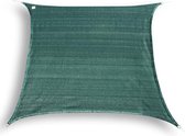 Waterdoorlatend Schaduwdoek - Zonnedoek - Zonnezeil - Tuin Zonnescherm - UV Bescherming & Weerbestendig - Vierkant - 2x2 Meter - 100% HDPE - Groen