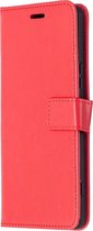 Sony Xperia 1 II Hoesje - Mobigear - Wallet Serie - Kunstlederen Bookcase - Rood - Hoesje Geschikt Voor Sony Xperia 1 II