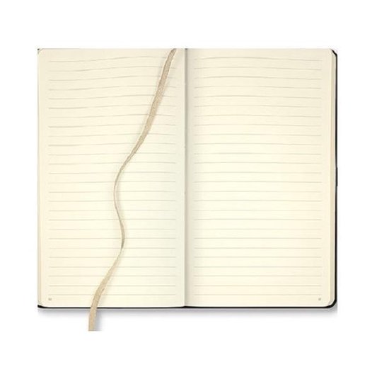 Castelli Milano Carnet A5 Tatami - marron - contenu avec des lignes - 130x210 mm - Made in Italy