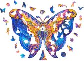 123puzzles - Kleurrijke Houten Dieren Puzzel Vlinder A4