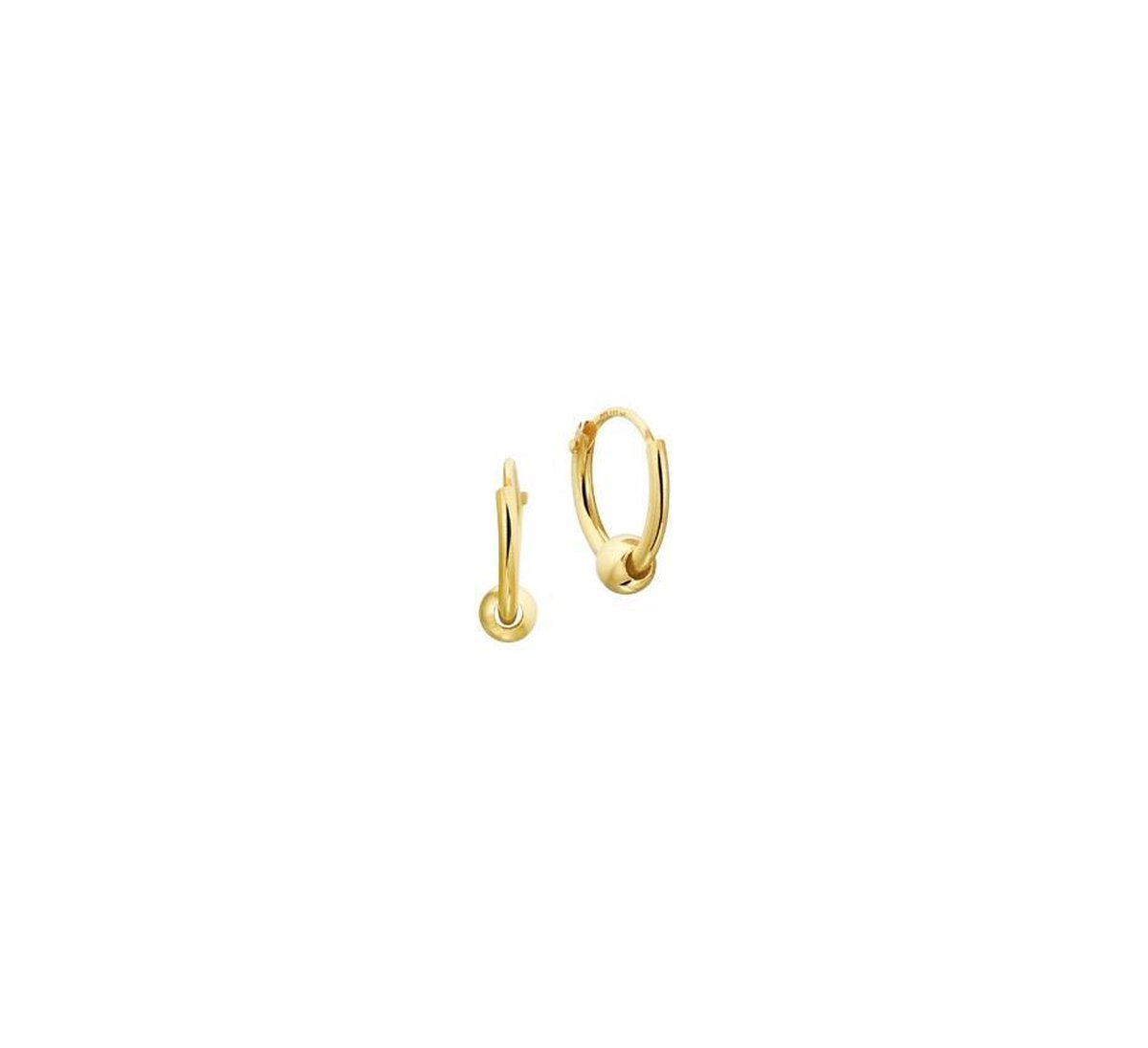 N-joy trendstyle 14k gouden oorbellen 15347