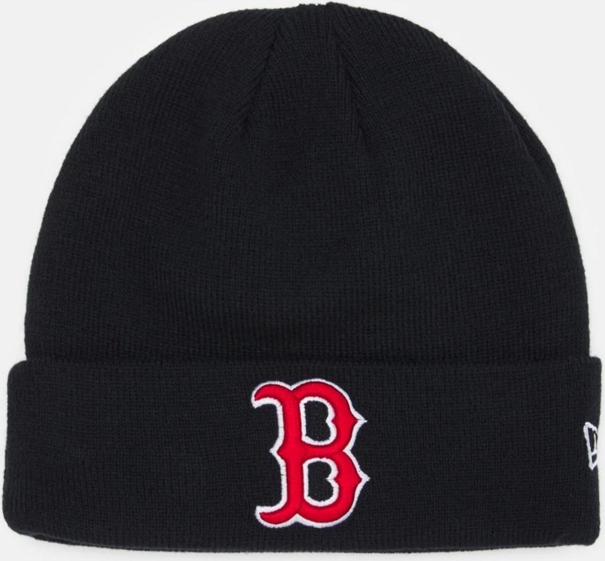 New Era Beanie Muts Boston Sox Essential Cuff Knit Donkerblauw Marineblauw