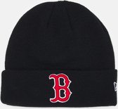 New Era Bonnet / Casquette Boston Red Sox Essential Black Cuff Knit Dark Blue