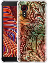 Hoesje Geschikt voor Samsung Galaxy Xcover 5 - Abstract colorful