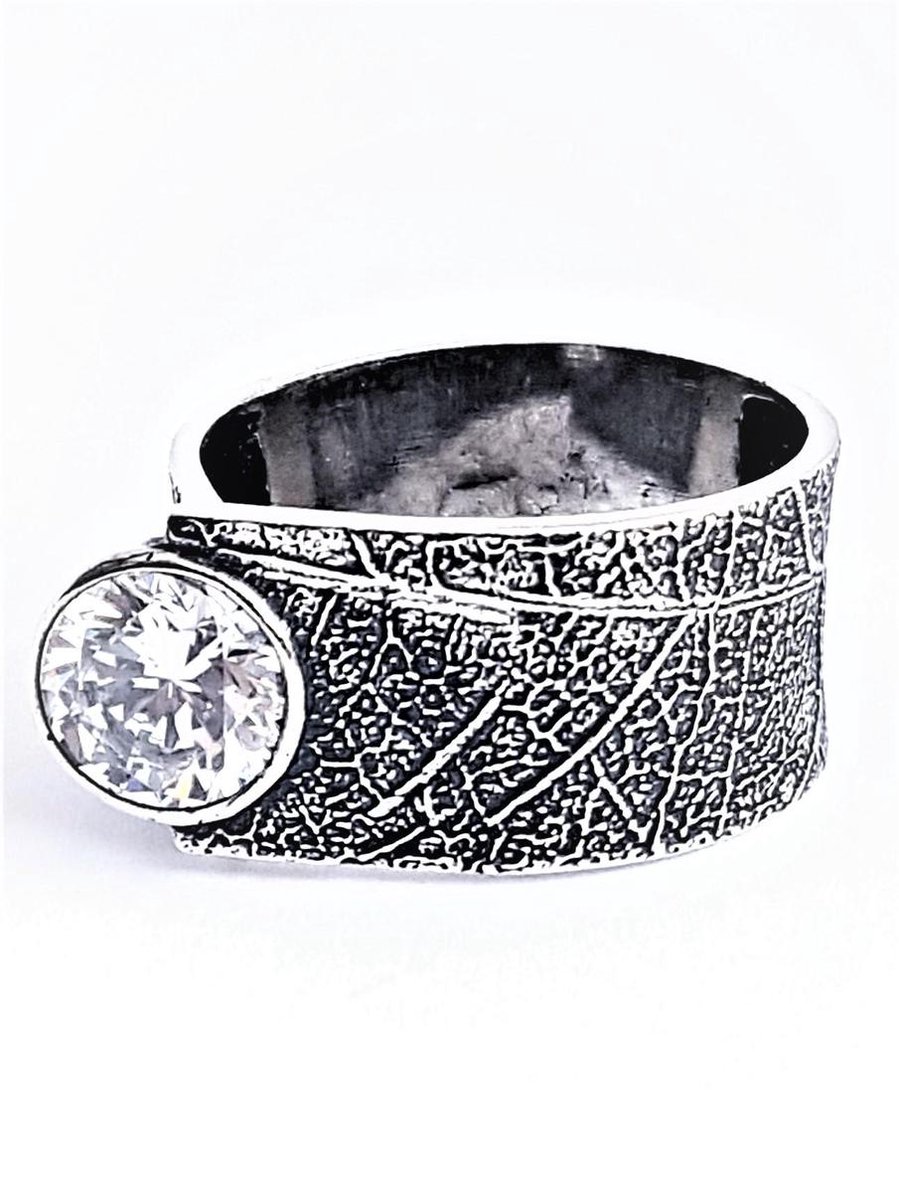 Marutti zilveren ring met Zirkonia