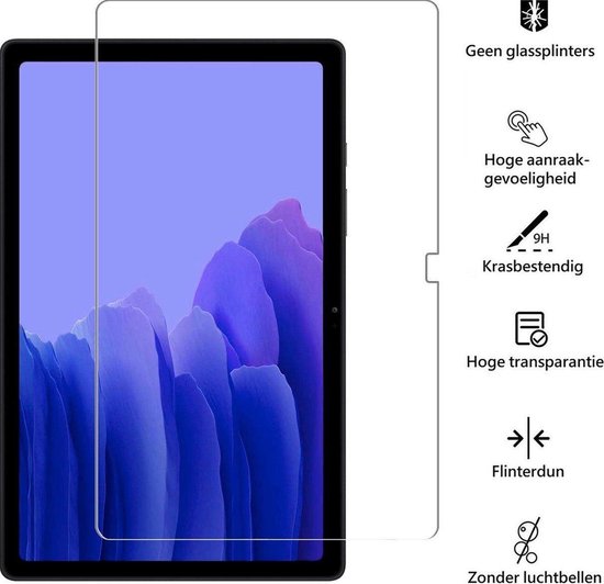 Tablet Screenprotector - Geschikt voor Samsung Galaxy Tab A7 (2020) - Screen Protector Beschermglas