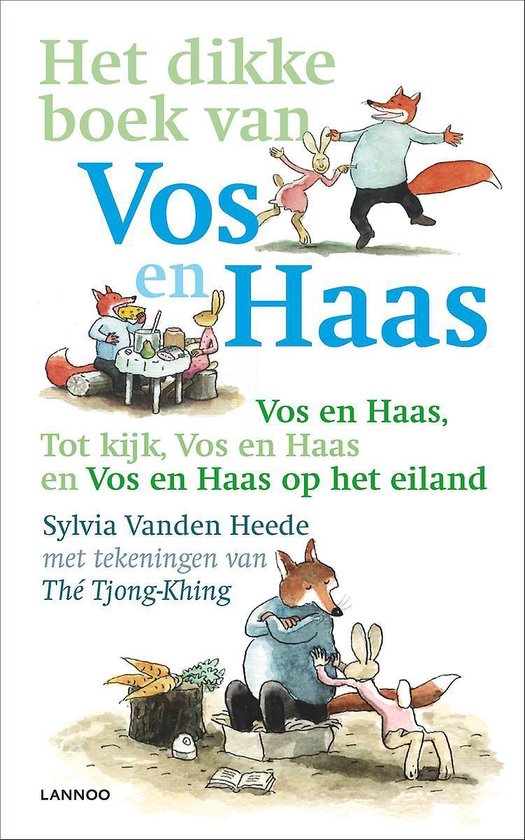 Cover van het boek 'Het dikke boek van Vos en Haas' van S. van den Heede