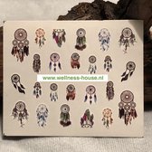 Wellness-House | Nagelstickers Dromenvanger | Nail Art | Dreamcatcher | Dromenvanger | Zen | Body Art