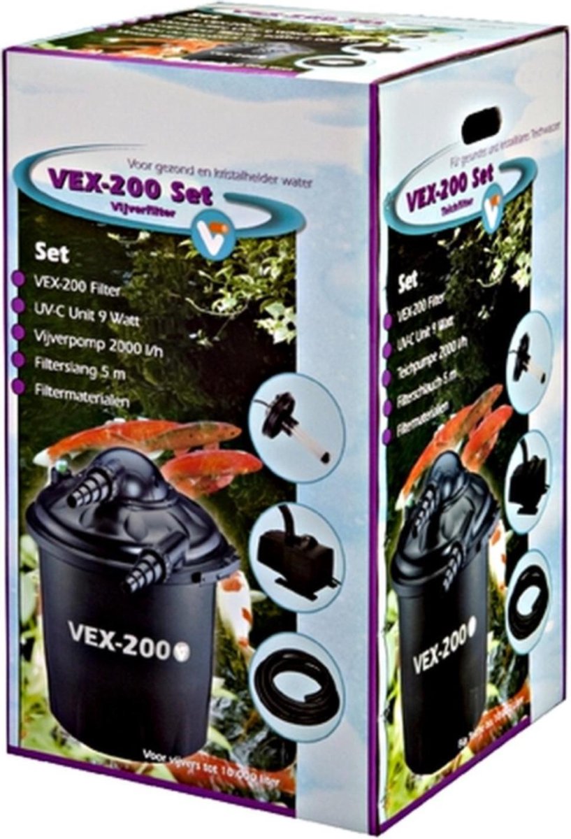 VijverTechniek (VT) (VT) Vt VEX Vijverfilter Vex-200 | bol.com