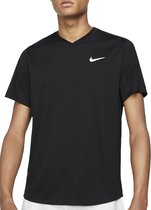 Nike Nike Court Dry Sportshirt - Maat S  - Mannen - zwart - wit