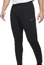 Nike Nike Dry Academy Sportbroek - Maat M  - Mannen - zwart - rood