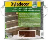 Xyladecor Bielzen & Palen - Houtbescherming - Donkerbruin - 2,5L