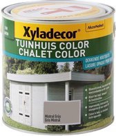 Xyladecor Tuinhuis Color - Houtbeits - Mistral Grijs - Mat - 2,5L