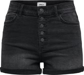 ONLY ONLHUSH LIFE HW BUTTON SHORTS NOOS Dames Shorts - Maat XL