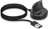kwmobile USB-oplaadkabel compatibel met Samsung Gear Fit2 / Gear Fit 2 Pro - Kabel voor smartwatch - zwart