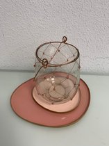Decoratieve schalen met kaarsenhouder