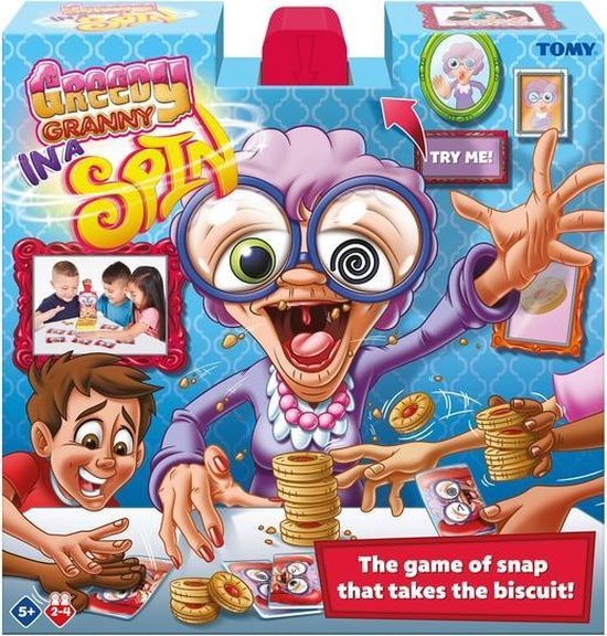 Afbeelding van het spel TOMY - Greedy Granny in a Spin - Actiespel - Gezelschapsspel voor Kinderen
