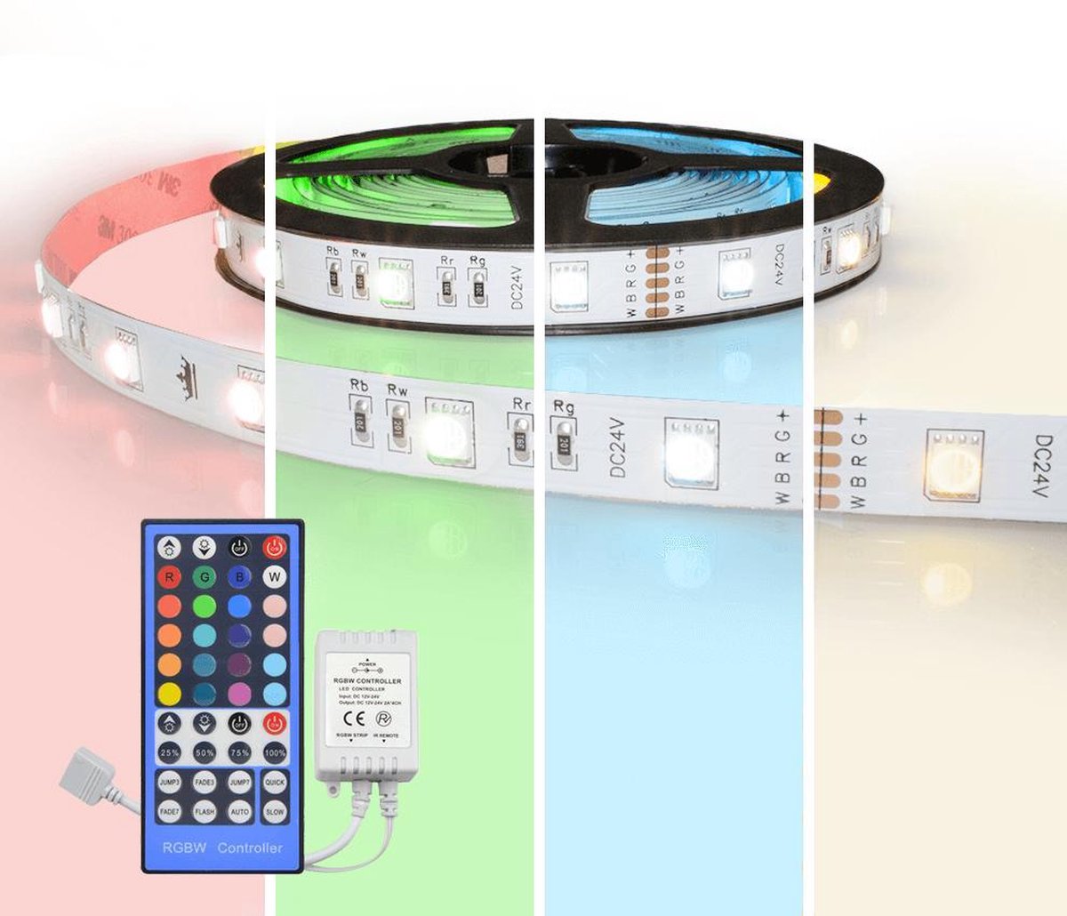 Contrôleur multi-fonctions Bluetooth pour ruban led RGB et RGBW