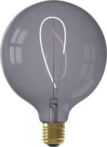 CALEX - LED Lamp - Nora Topaz G125 - E27 Fitting - Dimbaar - 4W - Warm Wit 2200K - Grijs