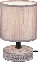 LED Tafellamp - Torna Maria - E14 Fitting - Rond - Mat Bruin - Keramiek
