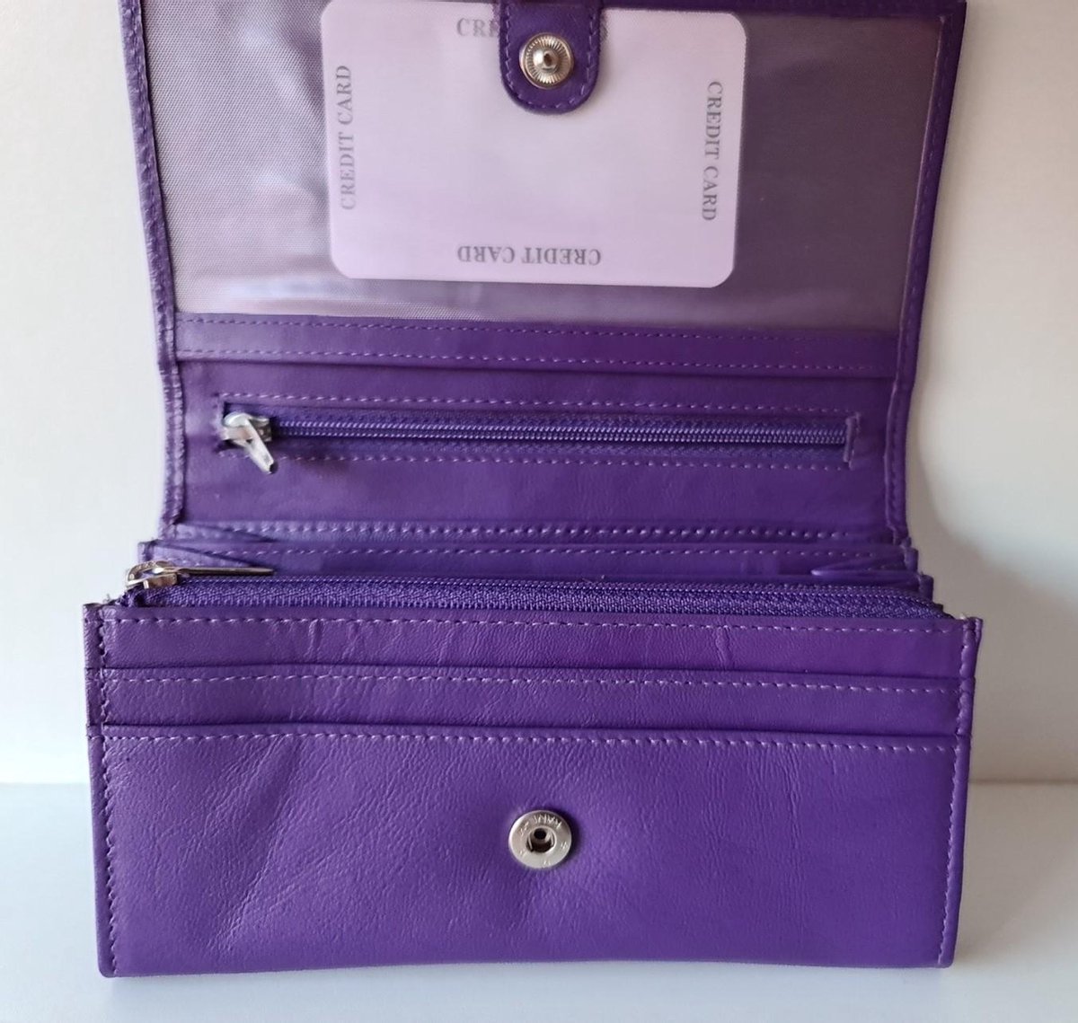 Dames Overslagportemonnee - Violet