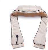 Shiatsu Elektrisch Nekmassage Apparaat - Massagekussen - Inclusief adapter voor thuis en in de auto - Ook geschikt voor Rug Schouders Buik Voeten. Met Warmtefunctie