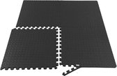 Premium Fitness Puzzelmatten Set - 6 Stuks - totaal 120x80x1,2cm - 0,96 m2 - (40cm x 40cm)