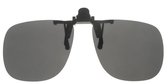 Revex POL4800 - Clip on zonnebril - Grijs - Bril opklapbaar