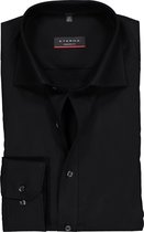 ETERNA modern fit overhemd - poplin heren overhemd - zwart - Strijkvrij - Boordmaat: 41